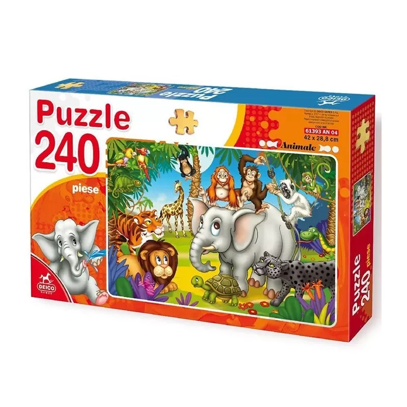 Puzzle 240 piese Basme si Animale